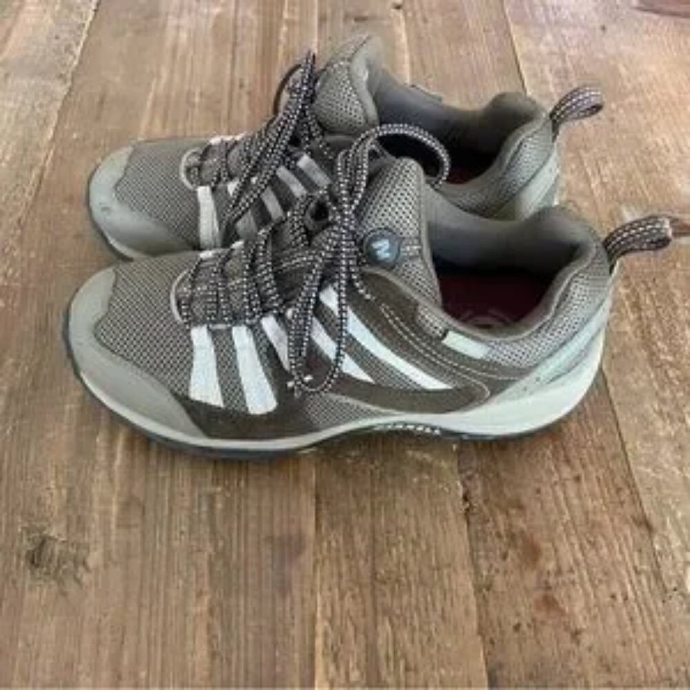 MERRELL Hiking Shoes Waterproof Shoes Women’s Payette Shoes Olive Size 9 - Picture 5 of 10